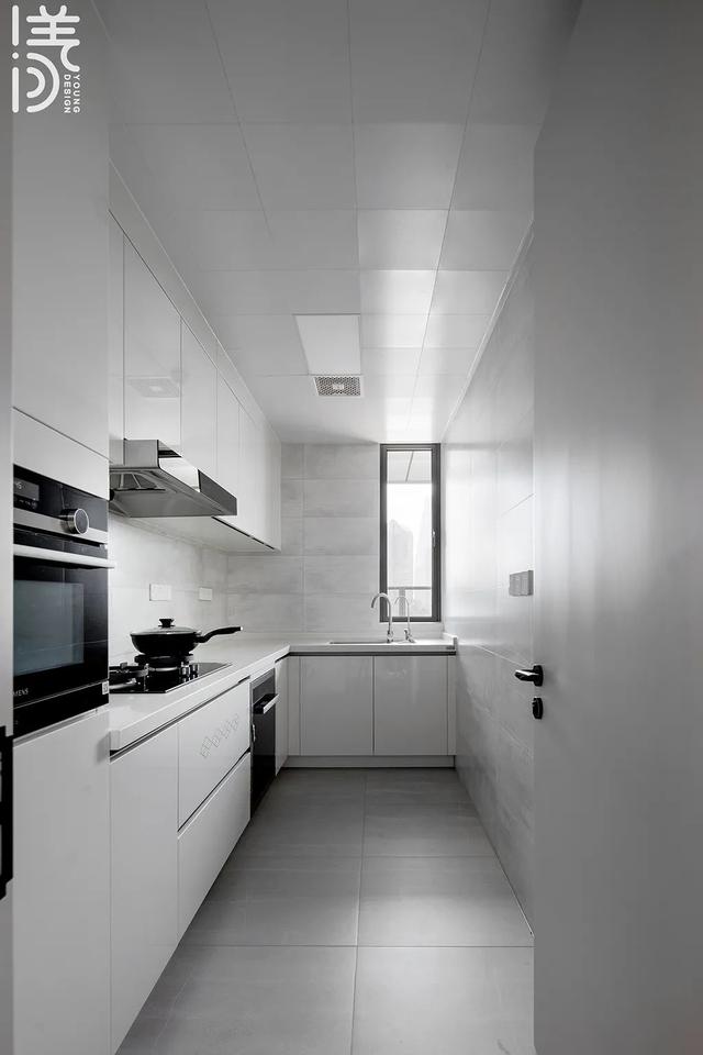 125㎡现代高级范,低调简洁灰蓝配,华丽大气高级美