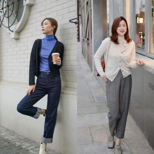 江南小蚂蚁 秋冬衣柜里一定要有这件单品，高领衫显瘦又保暖，今年必须安排上