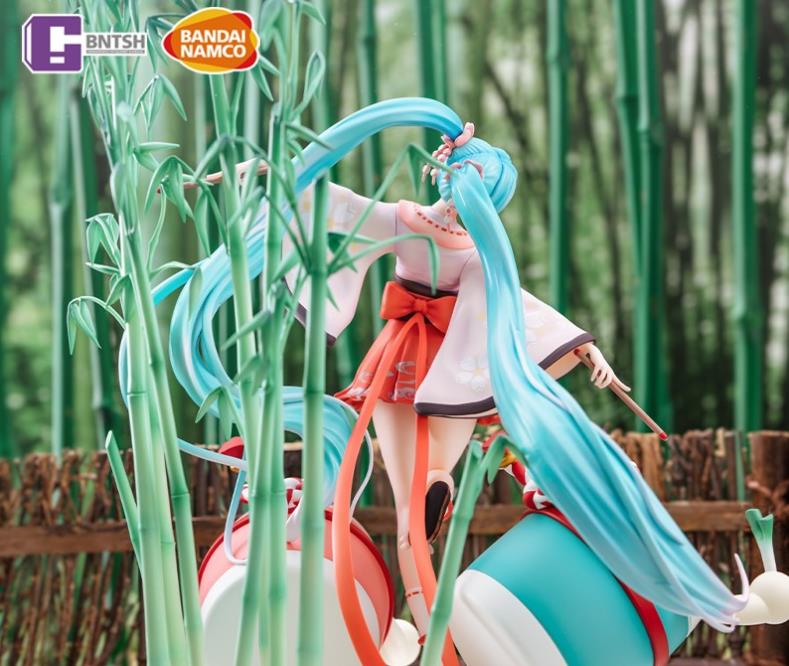 手办|初音未来联动太鼓达人主题手办官图 葱娘这么敲鼓很容易掉拍子