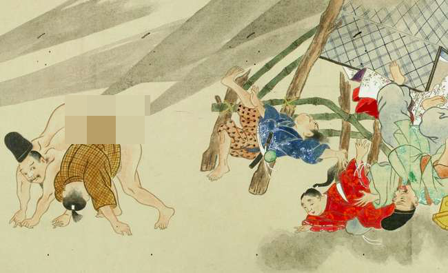 |日本古代的放屁大战？21张图领略其奇葩程度，从此节操是路人
