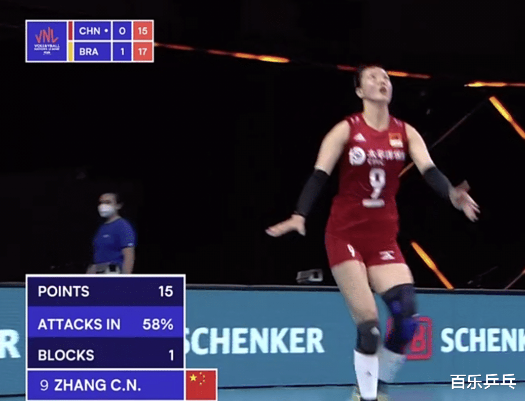張常寧|25-22！女排爆冷巴西，張常寧大爆發(fā)，2局轟19分，央視解說：巨星