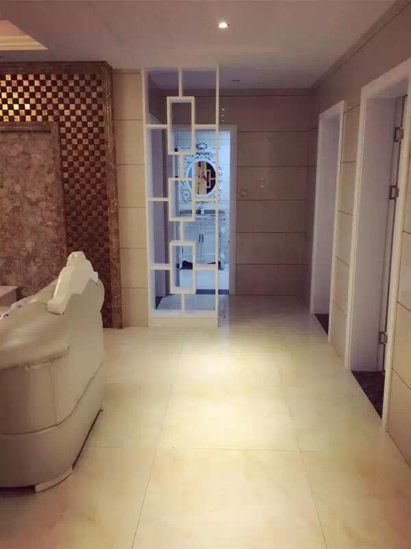 老公坚持全屋贴瓷砖，效果出乎意料的上档次，电视墙更是大气！