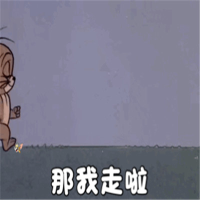 桉月|表情包:那我走啦表情包