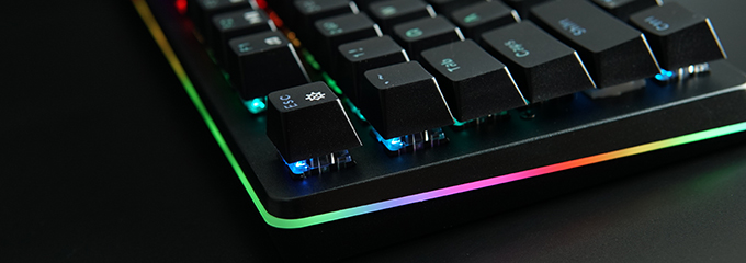 雷柏|360°幻彩灯带 雷柏V800RGB机械键盘体验