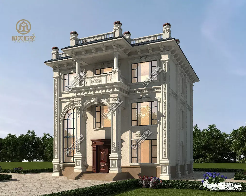 三层简欧风格别墅，布局舒适，户型大气漂亮豪宅既视感爆棚