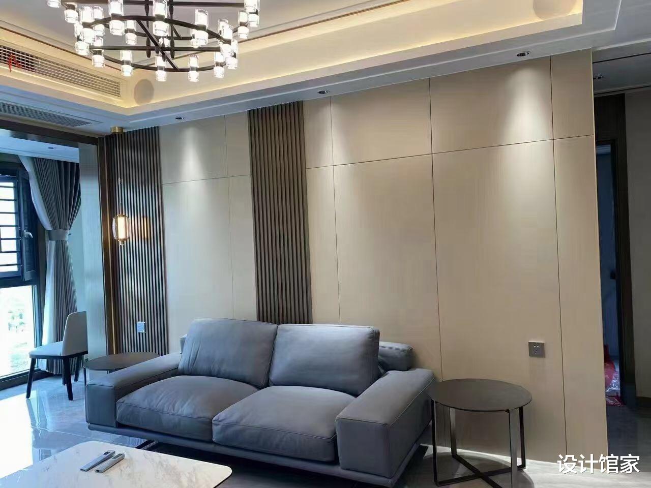 89㎡三口之家装修实景，恰到好处的轻奢，尽享舒适自然的生活