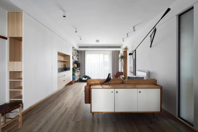 珊珊为何来迟|109㎡现代风三居室,更多的沟通和更多的陪伴是你梦想中的家