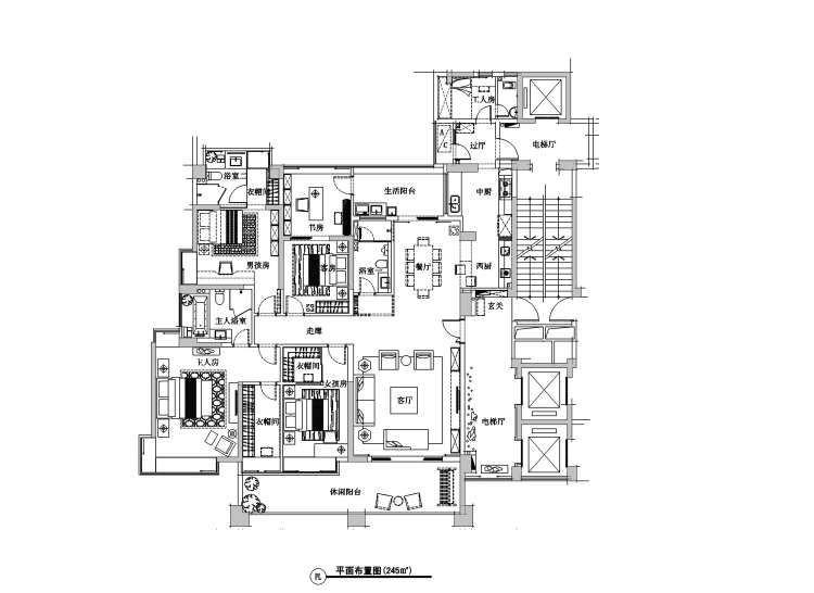 家居超人|一梯一户的复式楼房,清雅高洁带有中式魅力,打造别样的中式美居