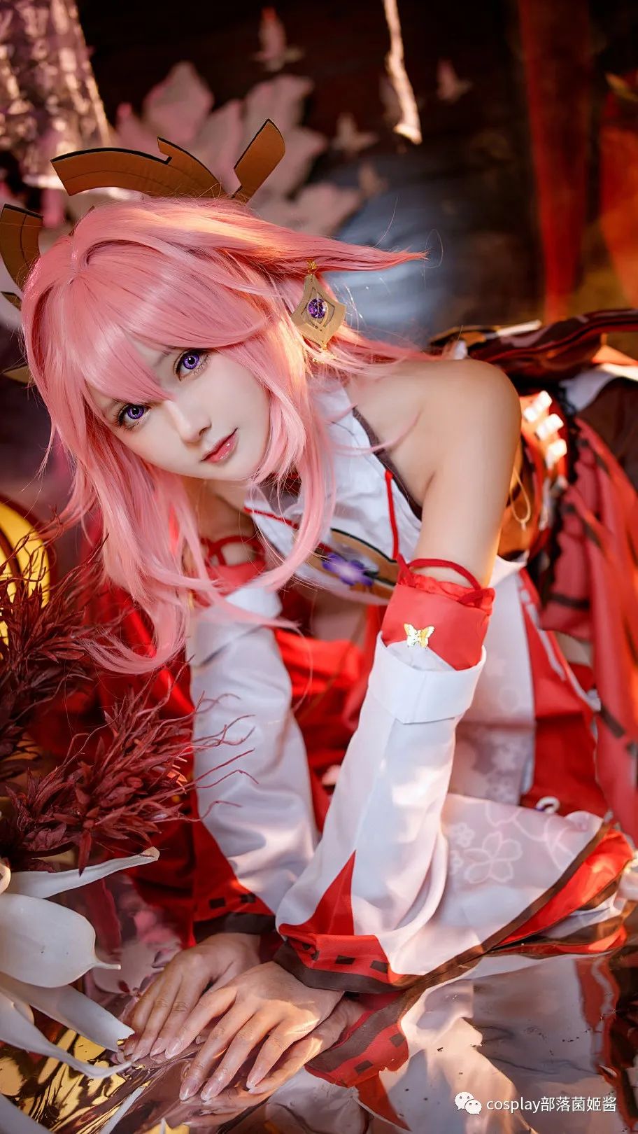 |cos：原神八重神子cos正片@羽生三未