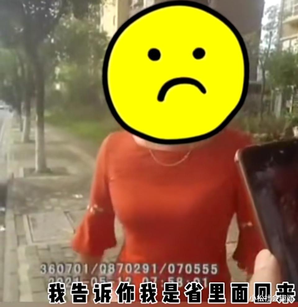 小松社会趣闻 江西：女子逆行被查拒不配合，现场叫嚣执勤人员，“副省长安排我回来的”