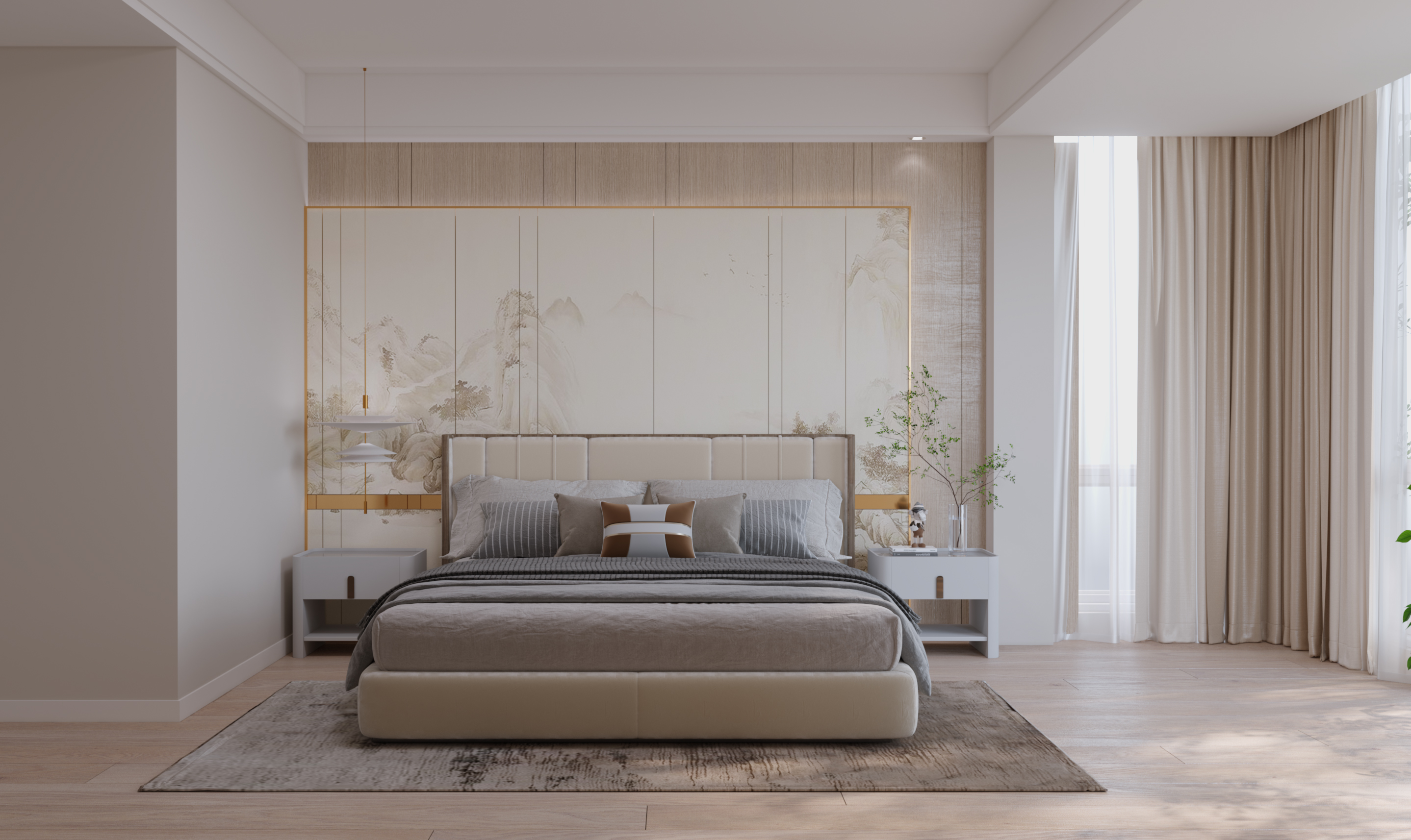 淡雅脱俗,与诗意浪漫邂逅丨新中式赏析