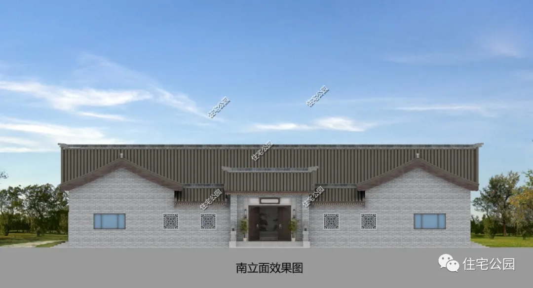 |30×22米古朴中式合院，山水花鸟间，感受气派大宅风范