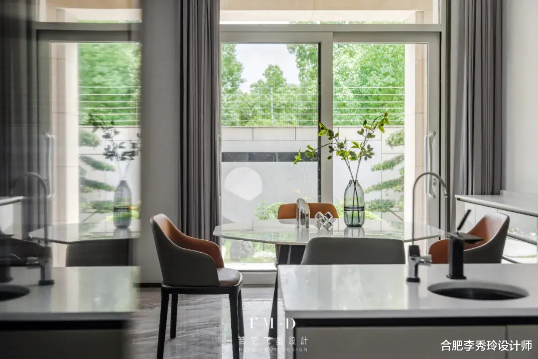 合肥李秀玲设计师|450㎡上下六层别墅，70万打造现代轻奢风，这是一个家的最高境界