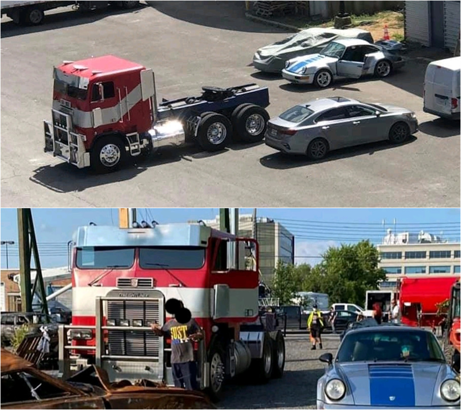 片场|《变形金刚7》曝光新片场照，男主手戴神秘机械，幻影街头飙车