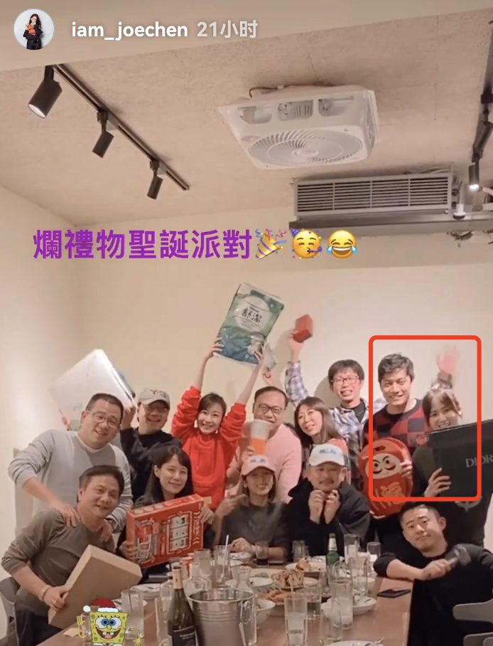 陈乔恩|陈乔恩携男友参加派对，和Alan搞怪比丑，偶像包袱全无