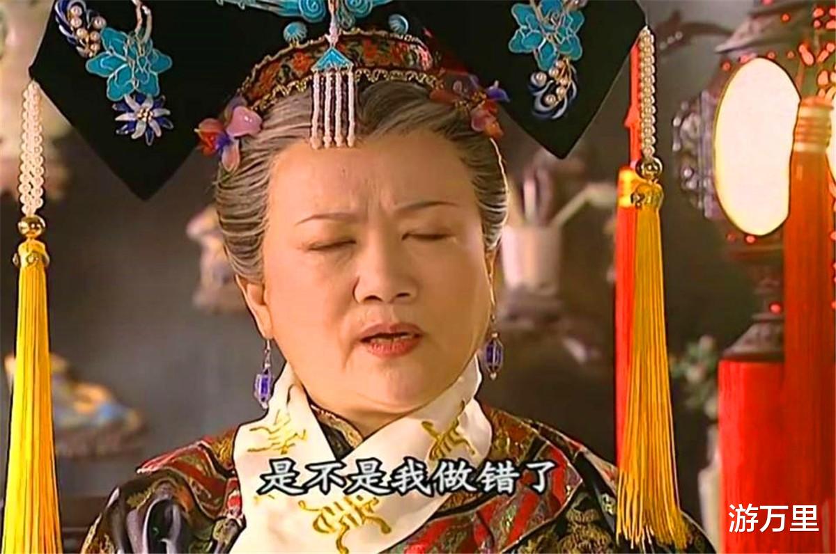 老佛爷|《还珠格格》爱却要放她走,老佛爷对晴儿真的很纵容