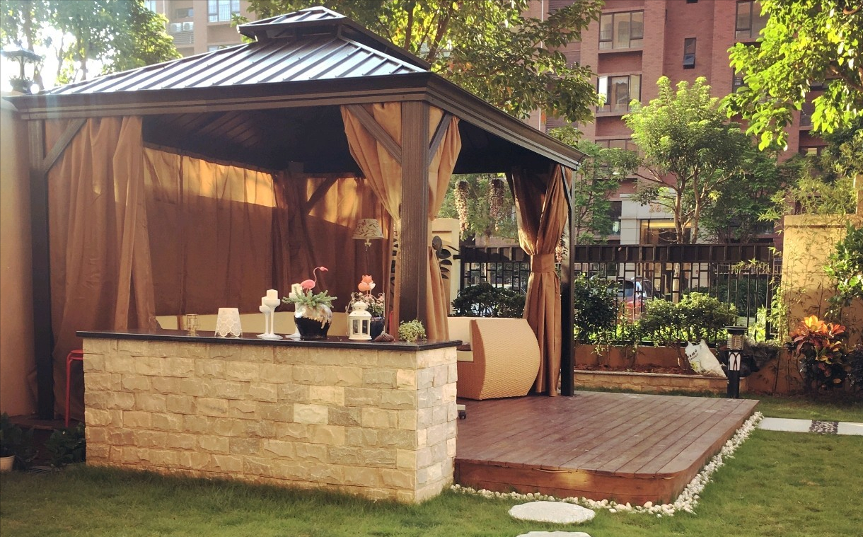 一楼120㎡庭院，5万元装修成花园，种花种草享受静谧时光，太美了