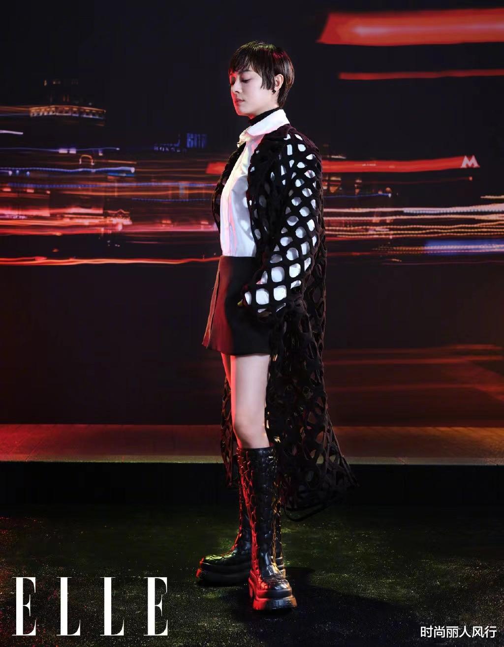 孙俪|孙俪时隔多年终于回归！为ELLE拍大片封面都能翻车，头发太油不能看