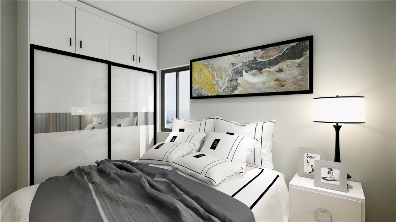 ?79㎡设计客餐厅空间开敞,客厅与餐厅在一个空间