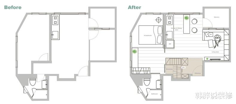 |30岁终于拥有了自己的房子，48㎡小蜗居，过着幸福的二人世界
