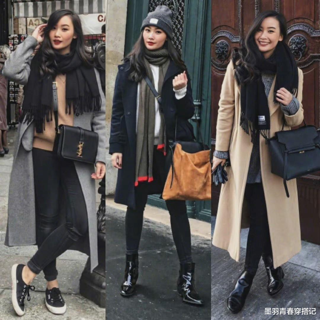 墨羽青春穿搭记 秋冬穿“长外套”才高级，4个搭配要点穿出时髦，小个子值得借鉴