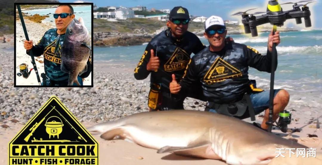 不明物体|如今的钓鱼高手,已经在用无人机钓鲨鱼了