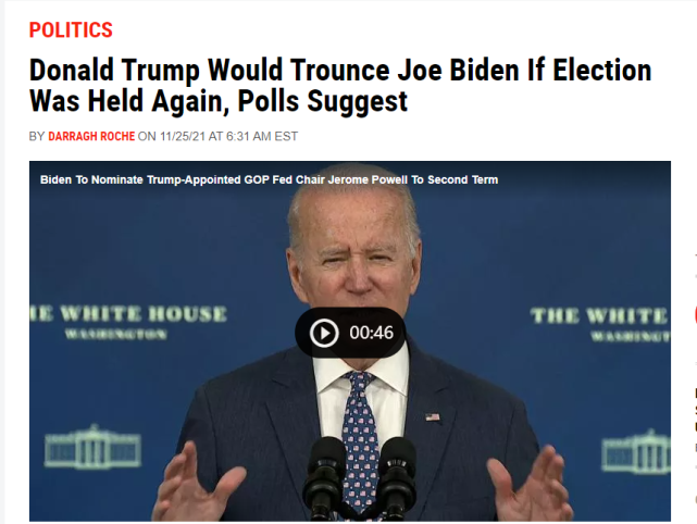 立陶宛|拜登最担忧的事发生！上任不到一年被美国人嫌弃，还是败给特朗普