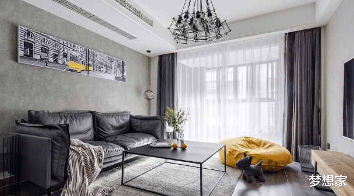 |80㎡“清新”北欧风，典雅而不压抑，色彩运用得恰当好处，真漂亮