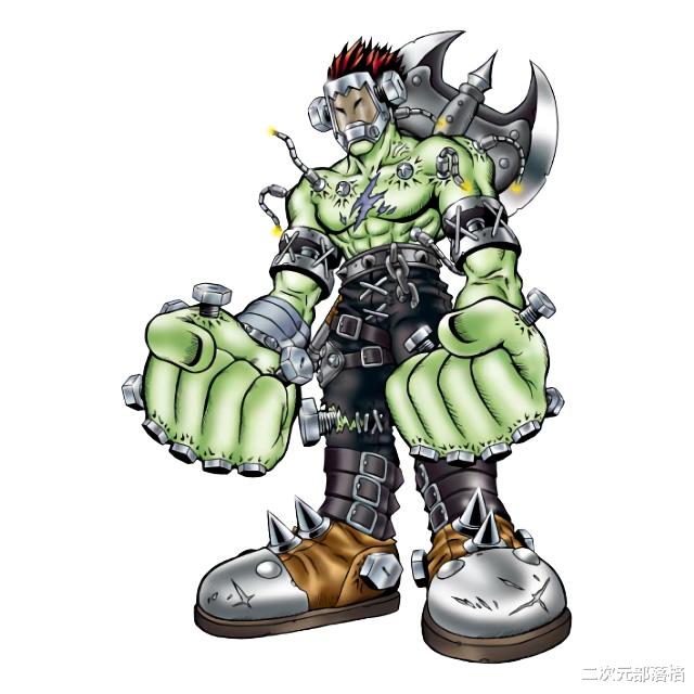 数码宝贝|数码宝贝：远古究极体数码兽，手持大斧，结果被完全体越级击杀