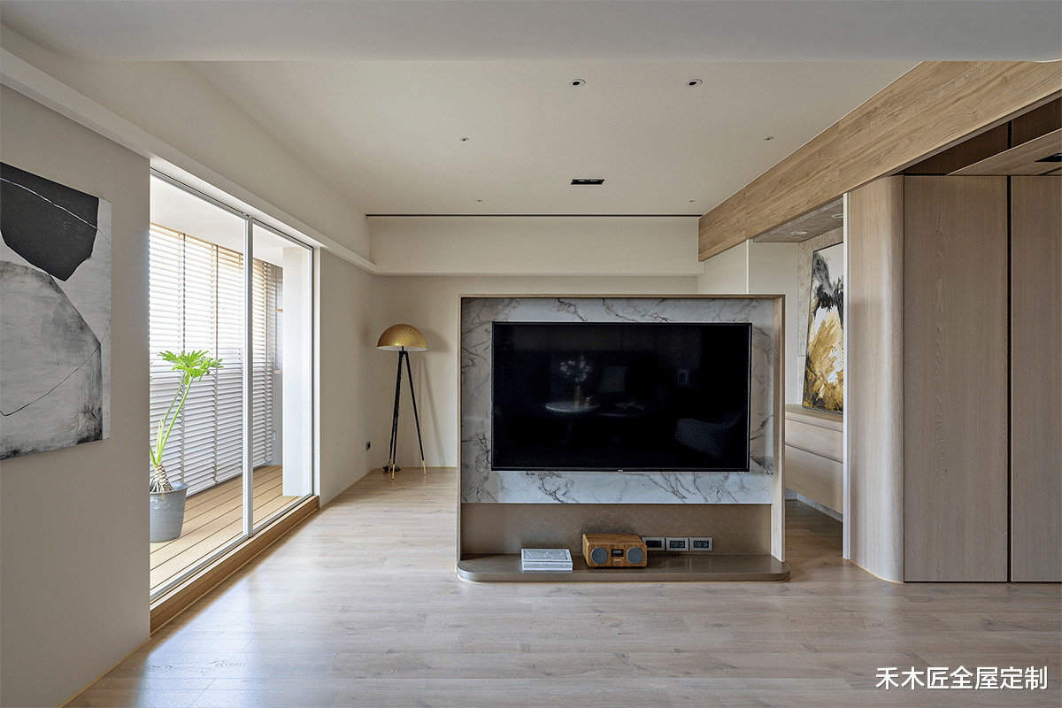 115㎡简约两居,功能丰富、氛围轻松,起居休闲更自由从容!