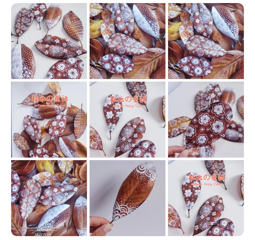 京妈说|捡一袋子树叶，树叶贴画做起来，不花一分钱的早教课，效果惊艳