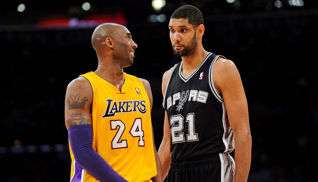 科比·布莱恩特|深度分析：同样是五冠在手，邓肯和科比的历史地位谁更高？
