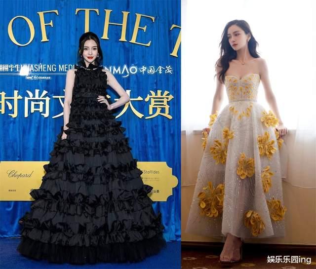杨超越|明星年内高定礼服:赵丽颖6套唐嫣2套杨幂10套,baby穿不停