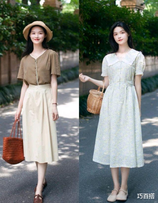 巧百搭|少女情怀爆发的夏季，小清新风格满足你的搭配需求，美得清雅迷人