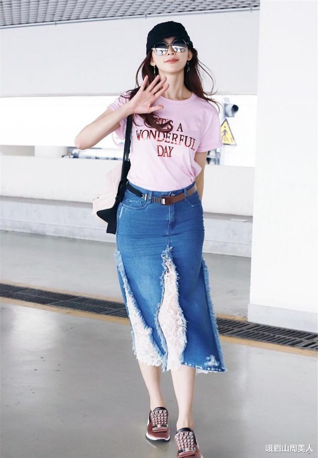 峨眉山周美人|林志玲被造型师毁了，波浪卷配齐刘海太显老，女神气质全无