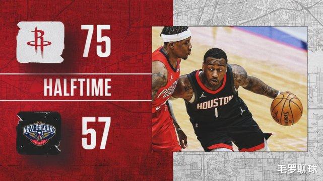 火箭隊(duì)|火箭1節(jié)瘋狂大逆轉(zhuǎn)28分！12分鐘51-23吊打黑馬，1節(jié)9個(gè)3分太可怕