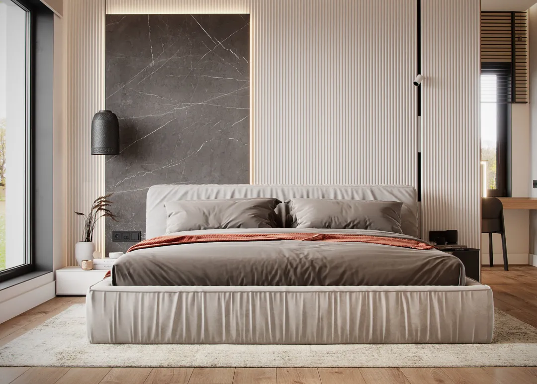 他把原木与艺术代入空间,打造干净又不失温度的家!