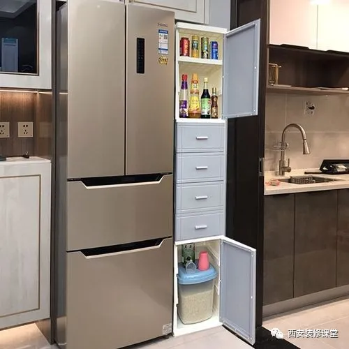 |冰箱旁边有缝隙？难道留着？