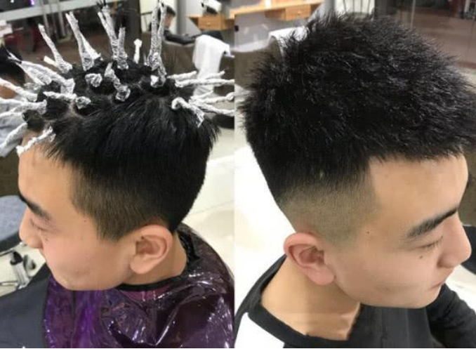 锡纸烫|锡纸烫和摩根烫有什么区别?了解日韩男生的发型,你就知道区别了