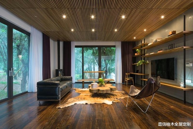 壹信柚木全屋定制|柚木屋 – 文化与环境相互作用的现代木屋设计