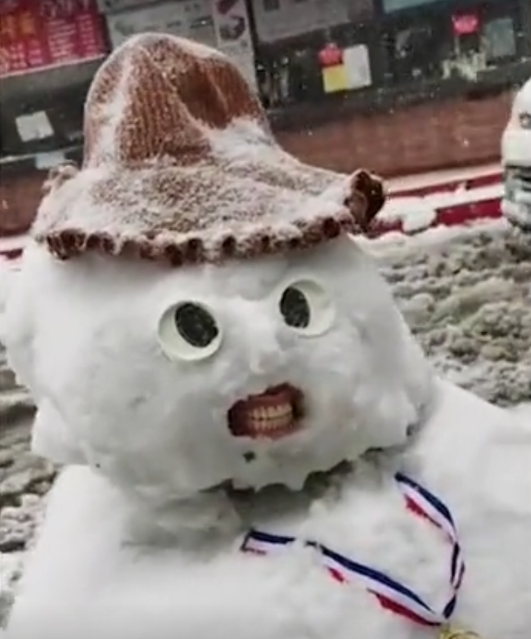 衣美的小空间 牙医给雪人装假牙,过程堪比给病人安装假牙,网友:怎么很怪异?