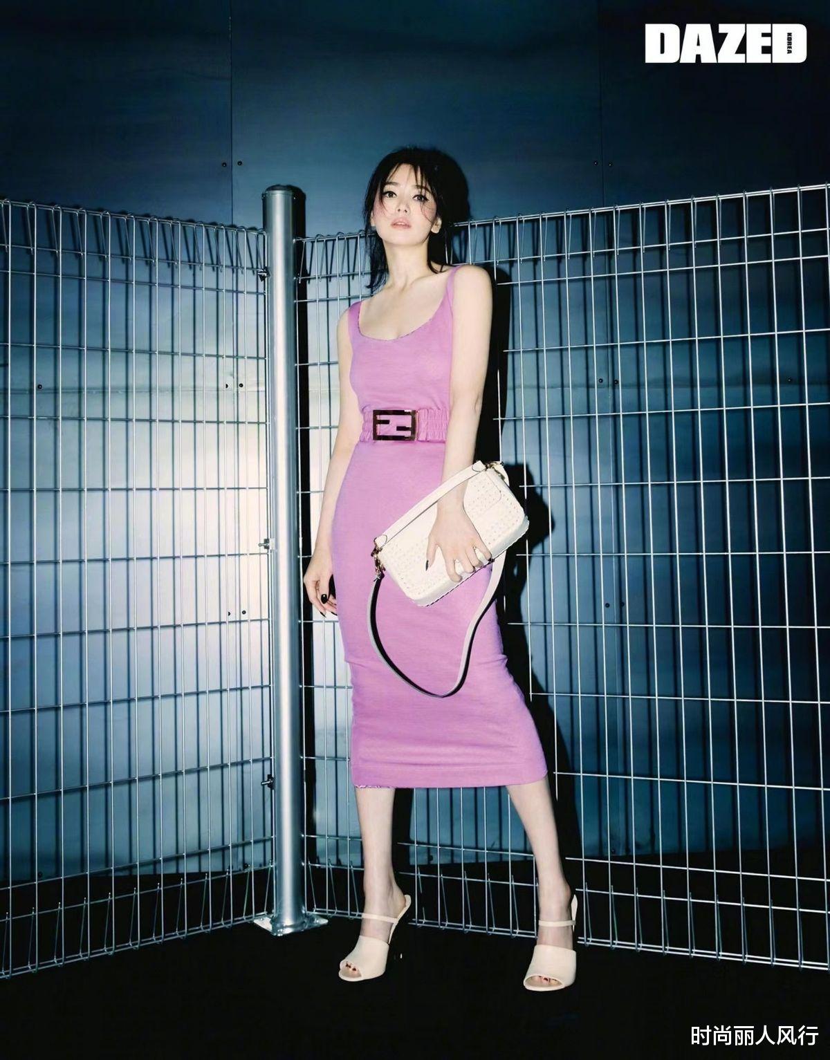 时尚丽人风行 宋慧乔变Fendi亲闺女真绝了！拍大片风格大变，如今化大浓妆都超美