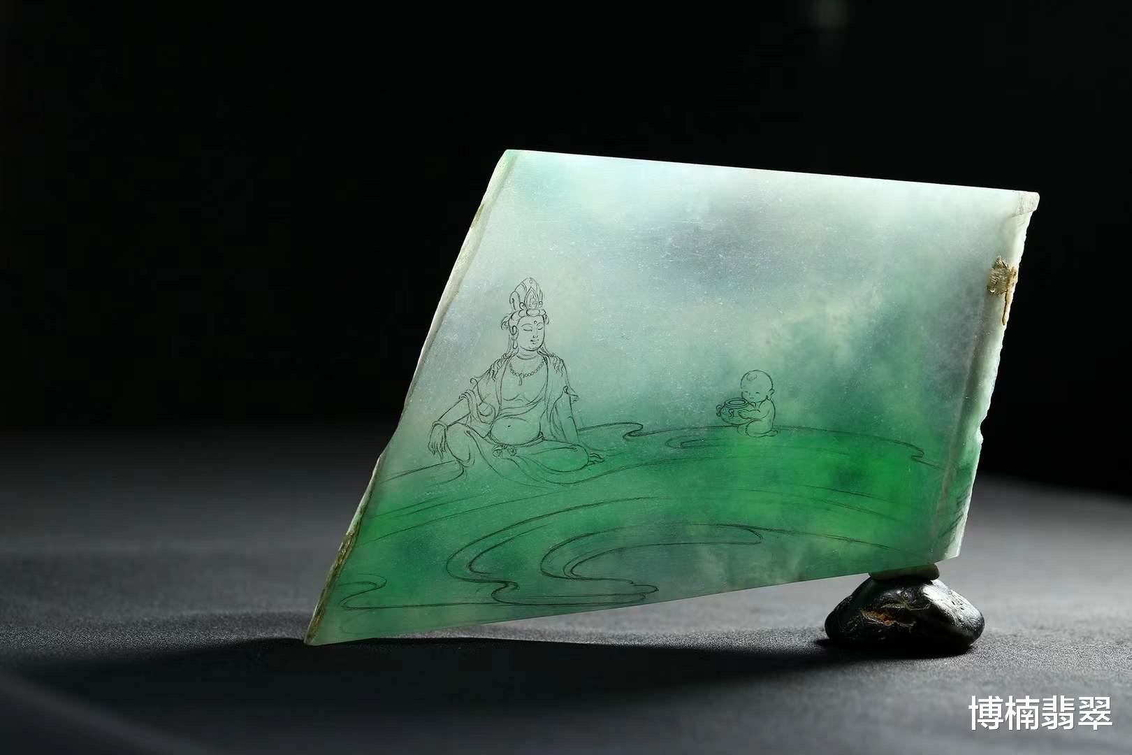 玉雕|真的是玉不琢不成器，平常的翡翠经过雕刻师之手后完美蜕变，太有味道了！