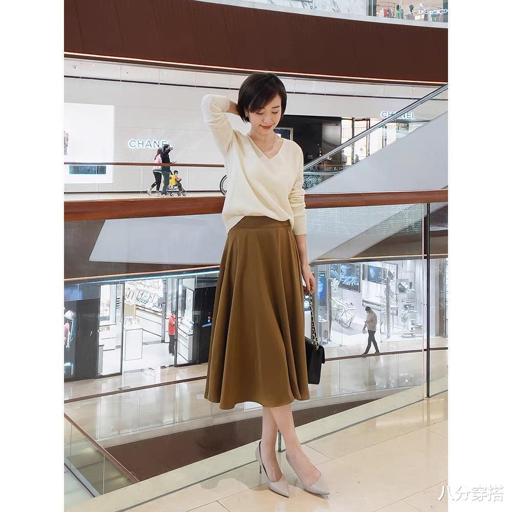 八分穿搭 这些才是秋冬“针织衫”的高级穿法，时髦百搭又保暖，温柔大方