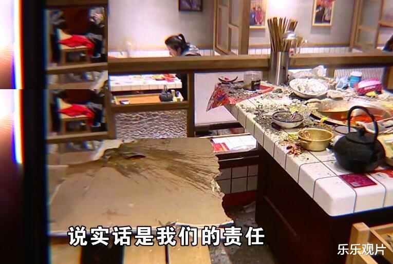 陳赫火鍋店事故現場：水泥掉下砸進鍋內，熱油潑得到處都是-圖5