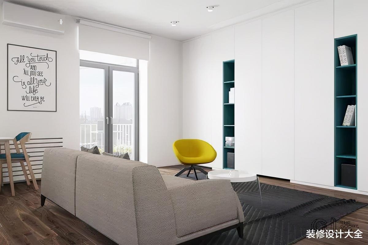 50㎡的小户型这样设计，完全多出一个书房来！
