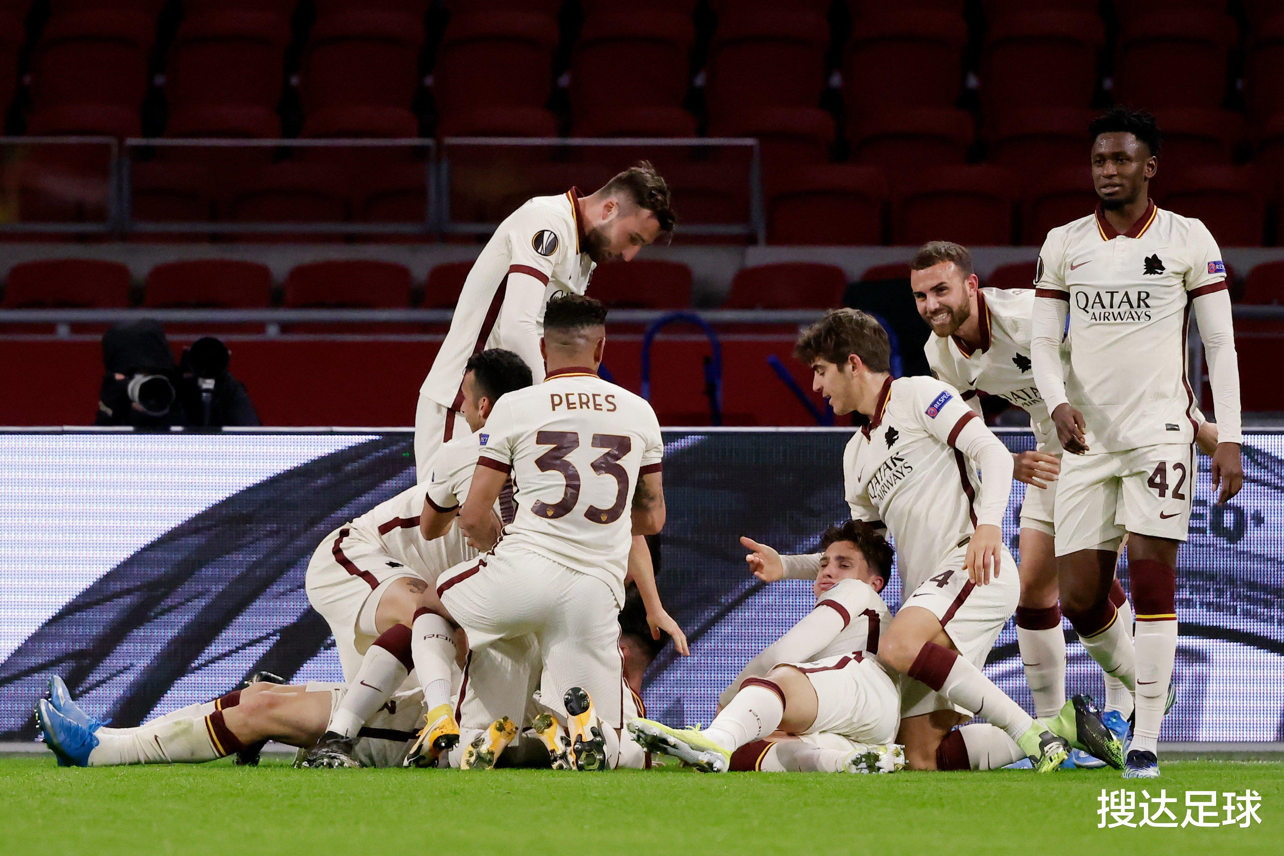 罗马|1-2，被绝杀逆转！欧冠4冠王主场翻车，晋级概率暴跌