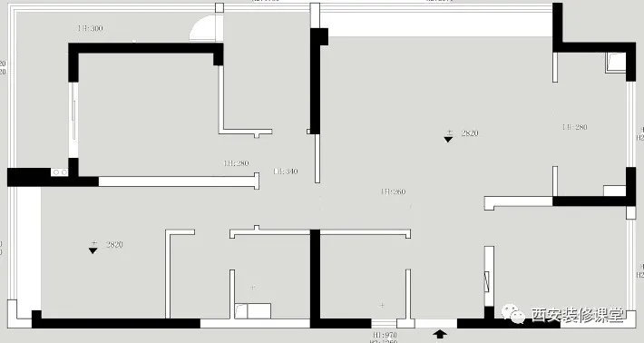 140㎡横厅大飘窗，三代同堂之家