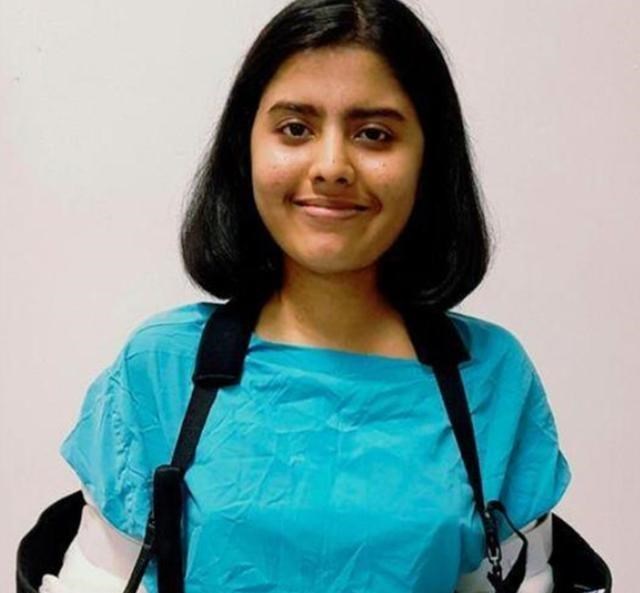印度女孩因車禍失去雙臂，手術移植黑人手臂後，全身皮膚開始變黑-圖9