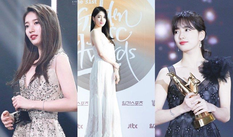 润娥|红毯从不出错的韩剧女星！秀智&润娥最会穿，全智贤&孙艺珍好仙